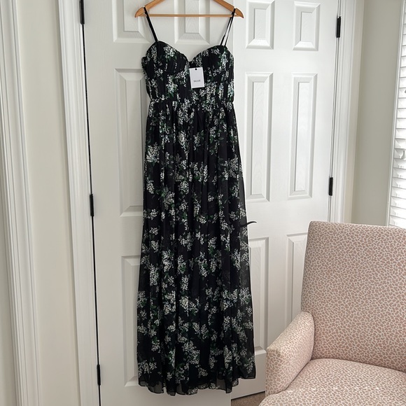 Sau Lee Georgina Floral Maxi Dress Size 12 NWT - Picture 4 of 9